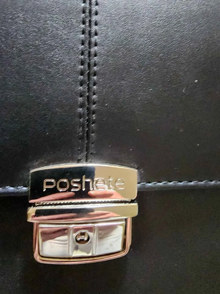 Poshete Leather Briefcase - photo 2