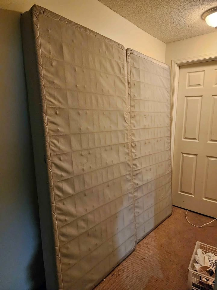 King sized box spring and king frame