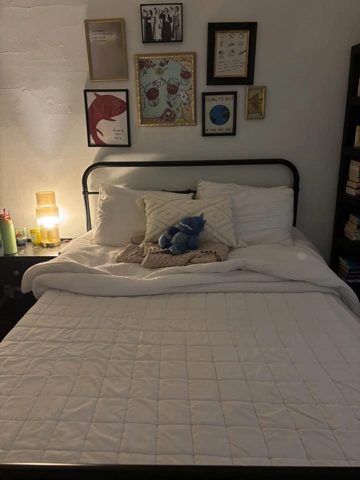 MOVING SALE- QUEEN BLACK BEDFRAME & MATRESS - photo 3