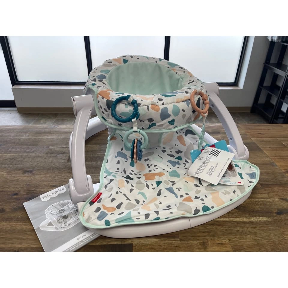 FISHER-PRICE SIT-ME-UP FLOOR Baby Seat Gray/White NEW - photo 2