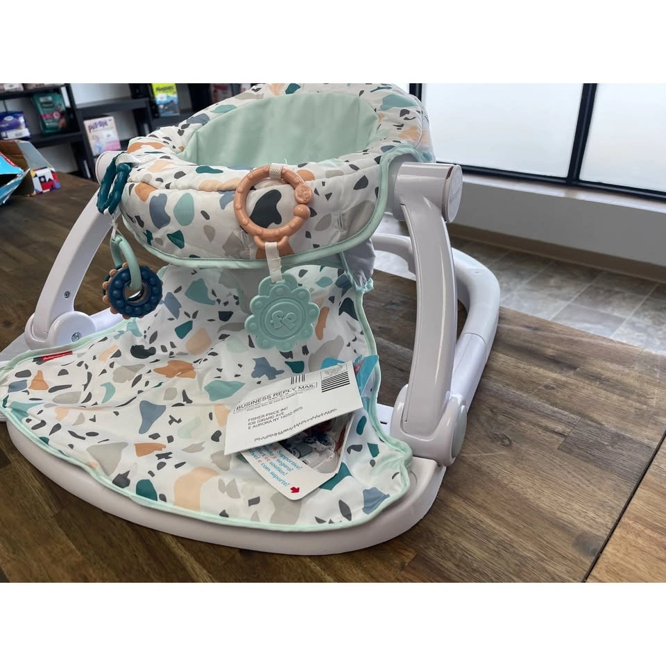 FISHER-PRICE SIT-ME-UP FLOOR Baby Seat Gray/White NEW - photo 3