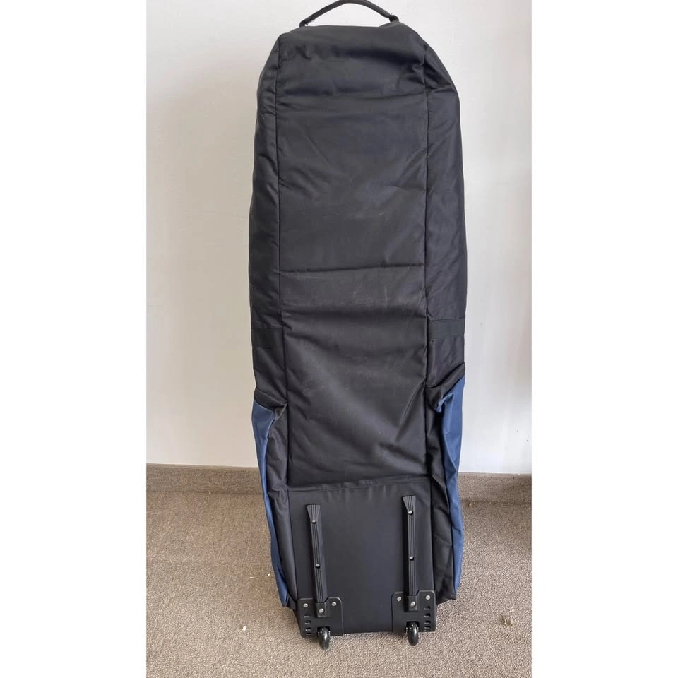 TURNWAY FOLDABLE GOLF TRAVEL BAG, Blue with wheels, NEW - photo 3