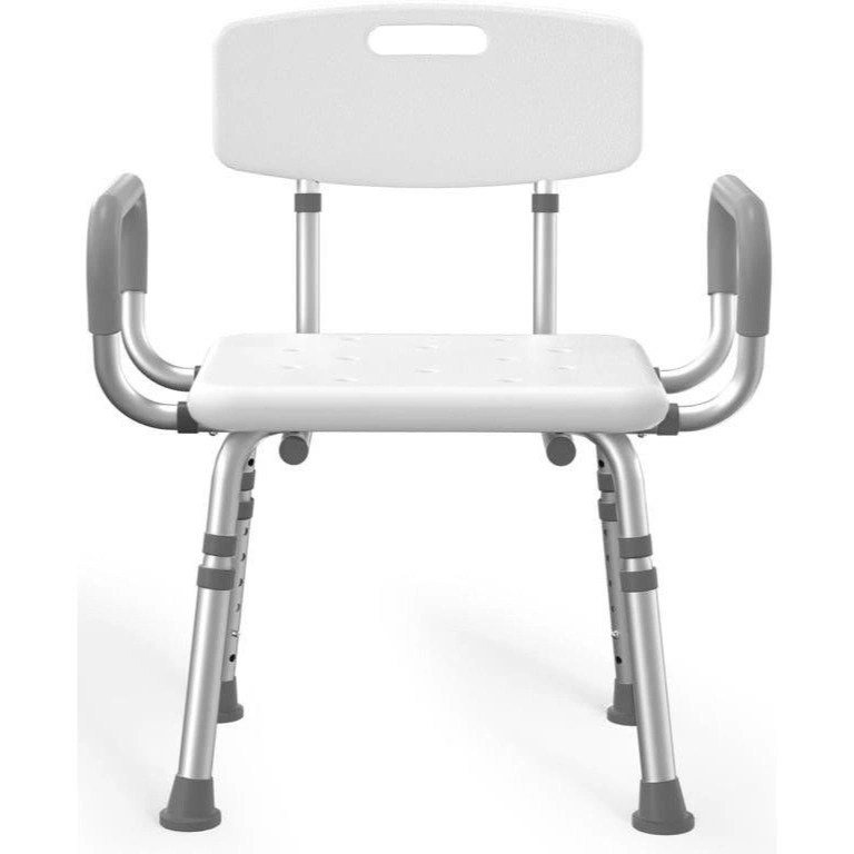 HOMLAND 400lb capacity Shower Chair with Arms/Backrest NEW - photo 2