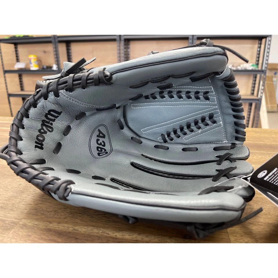 WILSON A360 13" SLOWPITCH SOFTBALL GLOVE NEW, right hand throw - photo 5