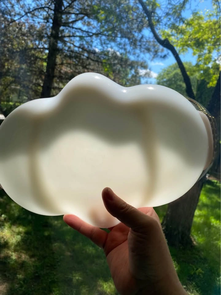 Vintage Anchor Hocking Fire King Milk Glass Divided Serving Plat - photo 3