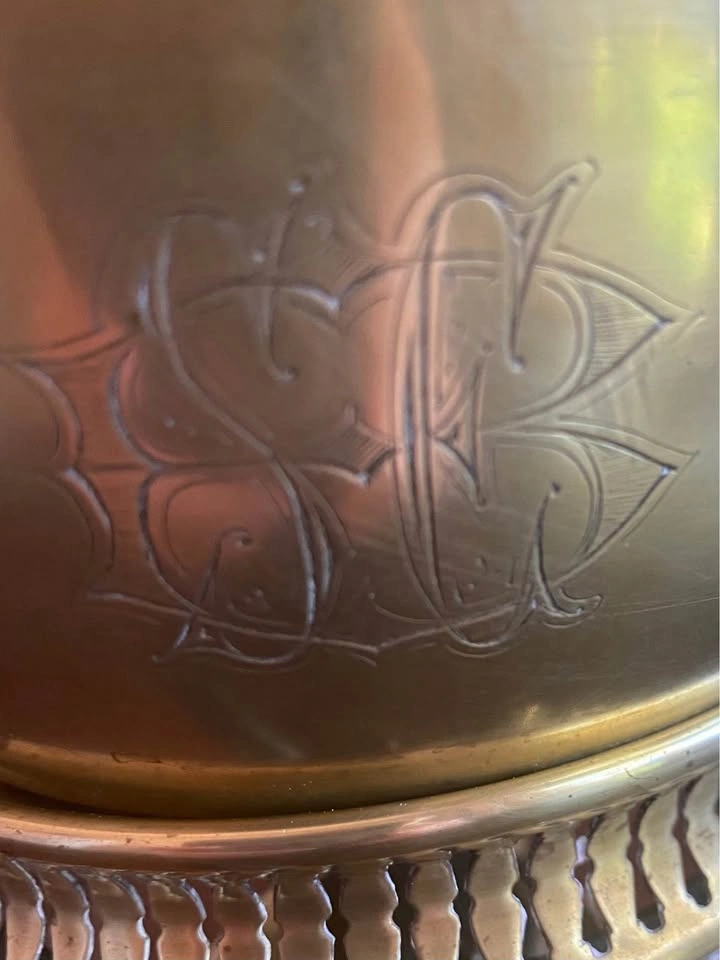 Rare Find! S. Sternau & Co. Antique Brass Spirit Kettle - photo 2