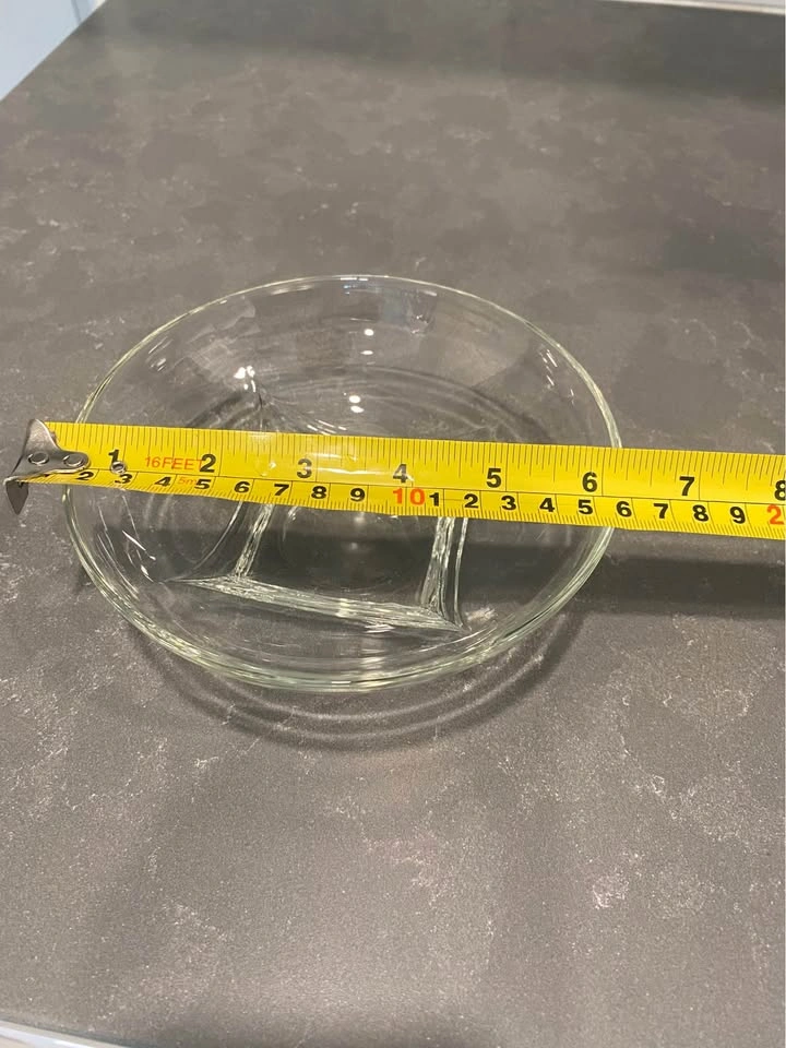 Hazel Atlas Clear Glass Colony Square Base Serving Bowl - photo 3