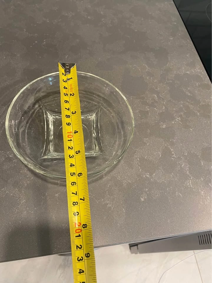 Hazel Atlas Clear Glass Colony Square Base Serving Bowl - photo 4