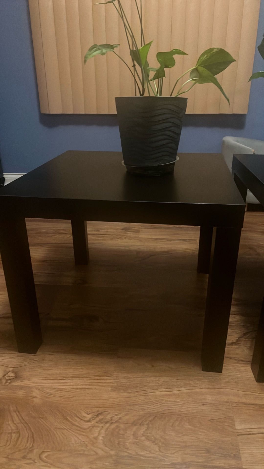Dark brown cappuccino color End tables
