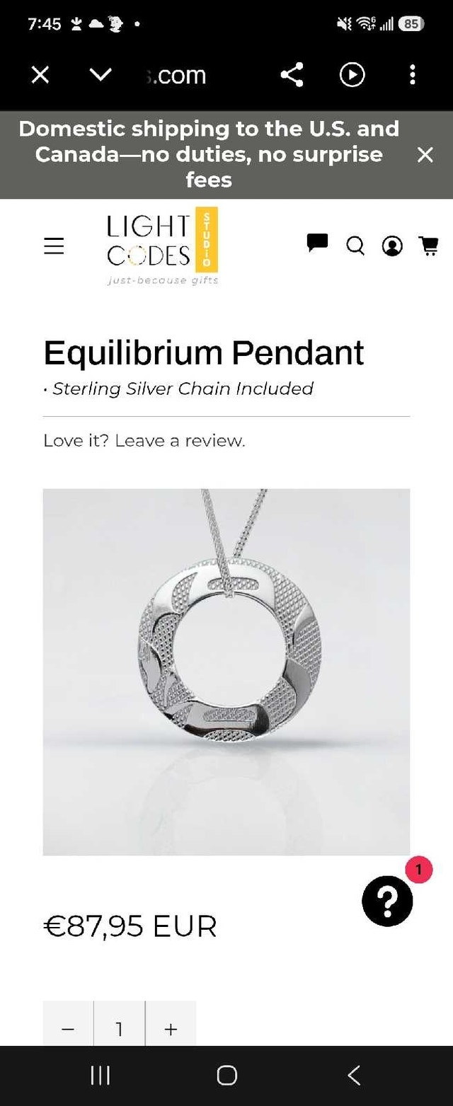 Panabo Equilibrium Pendant