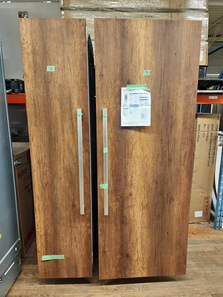 Built in fridge and freezer towers