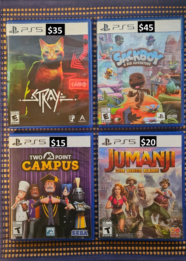 PS5 Games $15-$45 (Make an offer for everything)