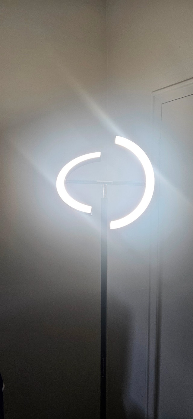 Ambimall® Torchiere Floor Lamp - 20D x 20W x 164H cm - photo 2