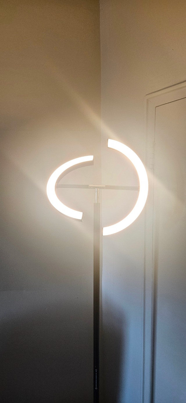 Ambimall® Torchiere Floor Lamp - 20D x 20W x 164H cm - photo 3