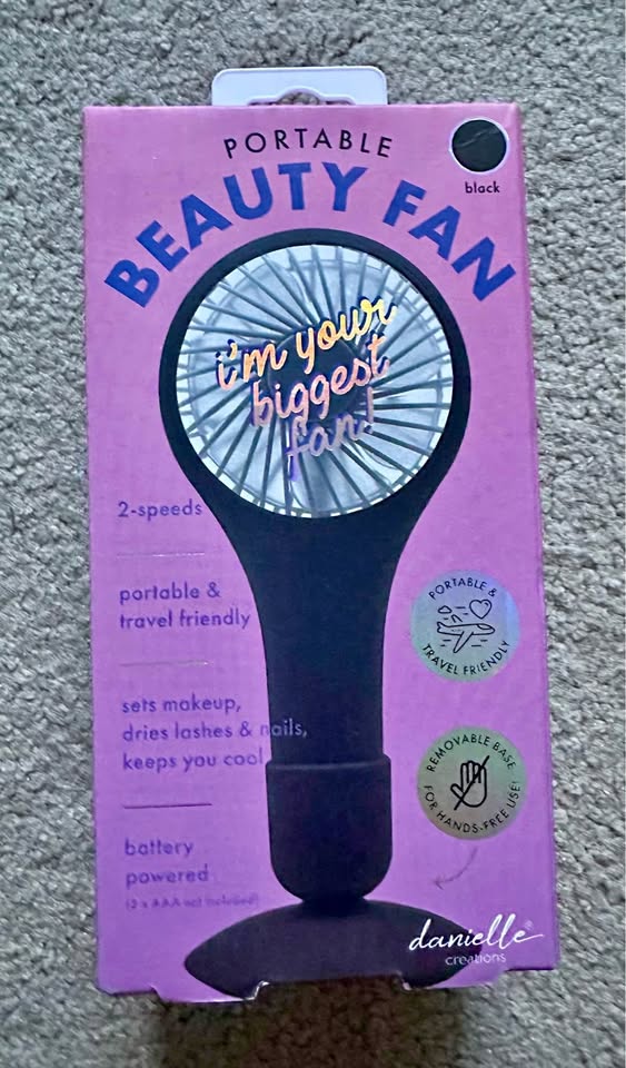 Brand new in box Danielle Creations Beauty Fan