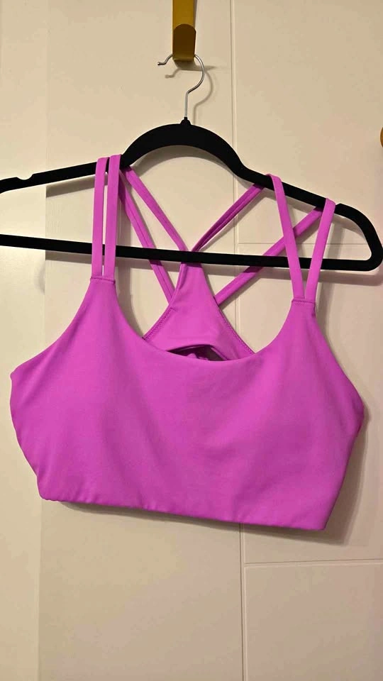 Hot pink womens workout set