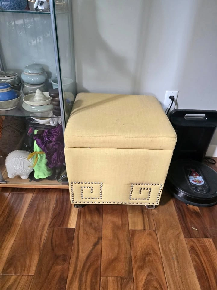 Decorative Storage Ottoman / Accent Stool – $60 OBO
