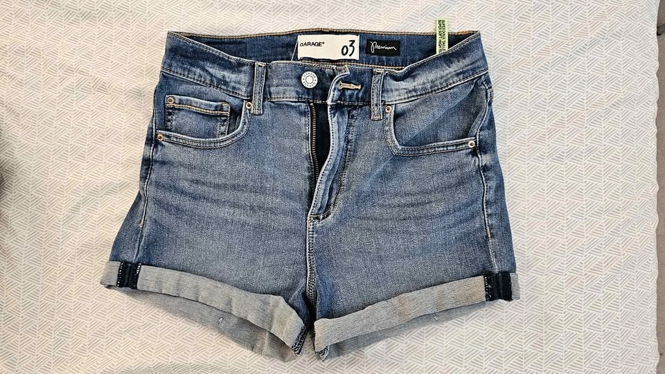 Garage High Rise Jean Shorts