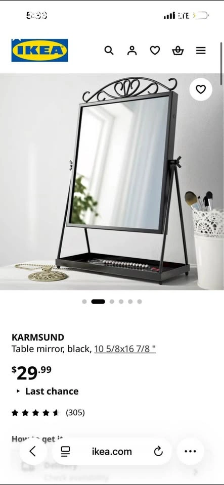 IKEA KARMSUND Vanity Mirror - photo 3
