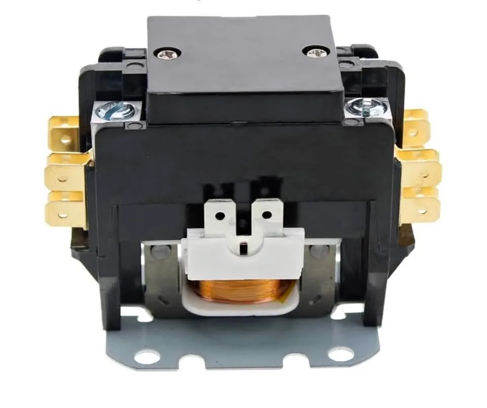 2 Pole AC Contactor 40A 24V Coil HVAC Compressor Relay thumbnail
