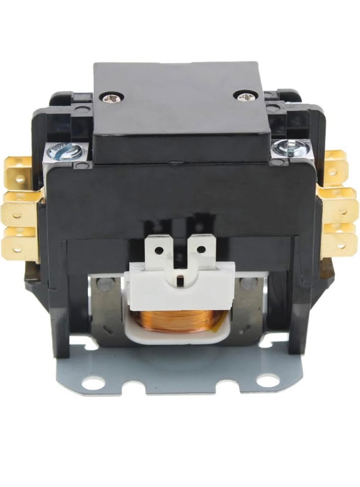 2 Pole AC Contactor 40A 24V Coil HVAC Compressor Relay - photo 3