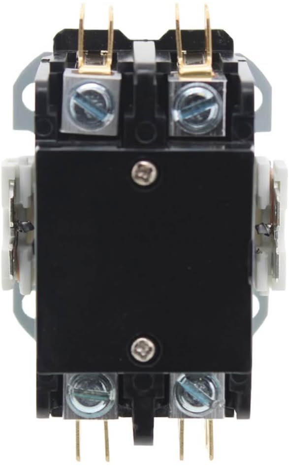 2 Pole AC Contactor 40A 24V Coil HVAC Compressor Relay - photo 4