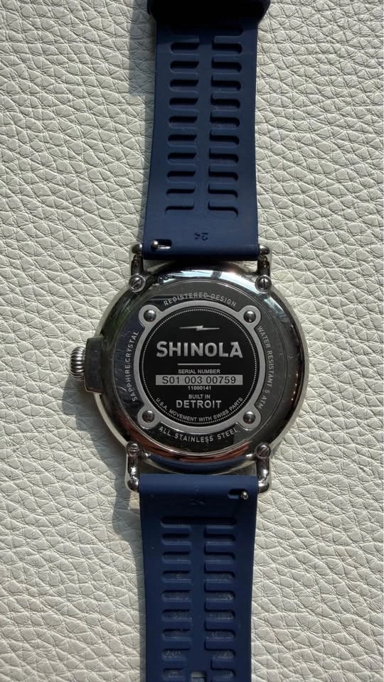 Shinola Runwell 47mm (Argonite-1069) – Extra Strap Included! - photo 2