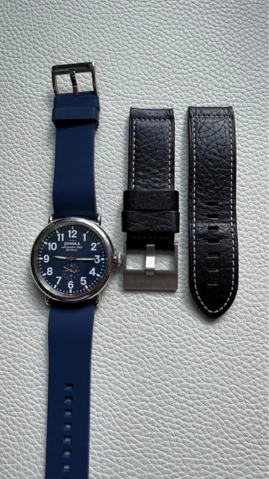 Shinola Runwell 47mm (Argonite-1069) – Extra Strap Included! - photo 5