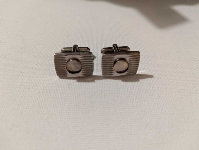 Vintage Silver Tone Louis Roth Cufflinks in Box - photo 2