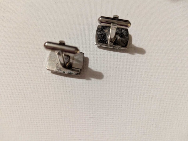 Vintage Silver Tone Louis Roth Cufflinks in Box - photo 3