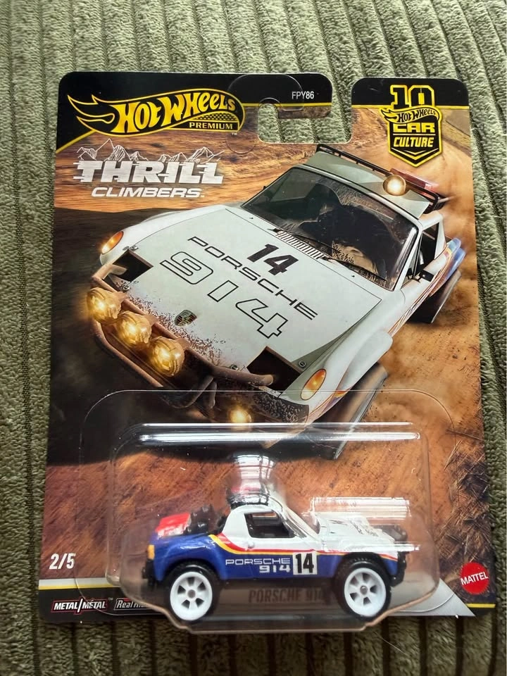 Hot Wheels Premium Car Culture Thrill Climbers Porsche 914 Safar