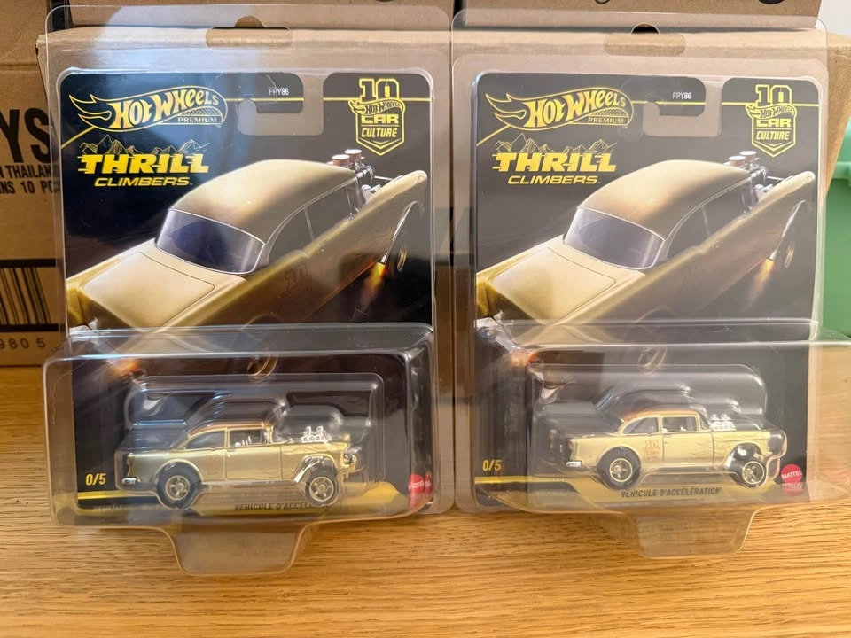 Hot Wheels Premium Thrill Climbers '55 Chevy Bel Air Gasser Chas - photo 2