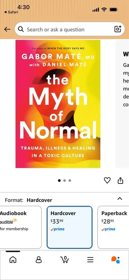 The Myth of Normal: Trauma, Illness & Healing - Hardcover - photo 3