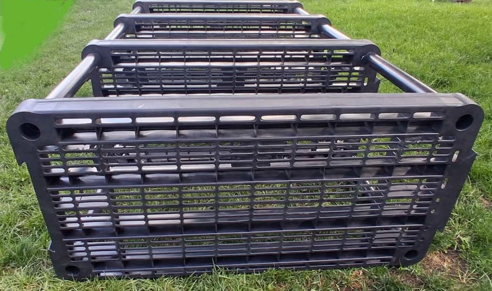 5-Tier Black Plastic Shelving Unit - photo 4