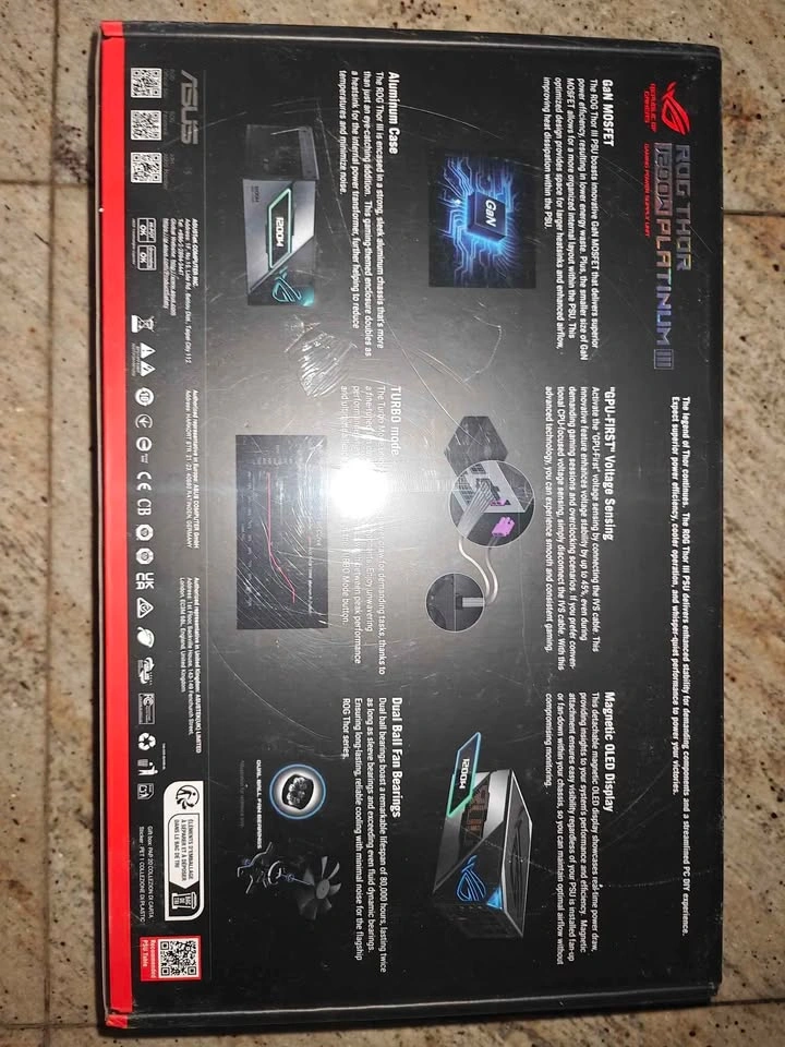 ASUS ROG THOR III 1200W Platinum Gaming PSU - photo 2