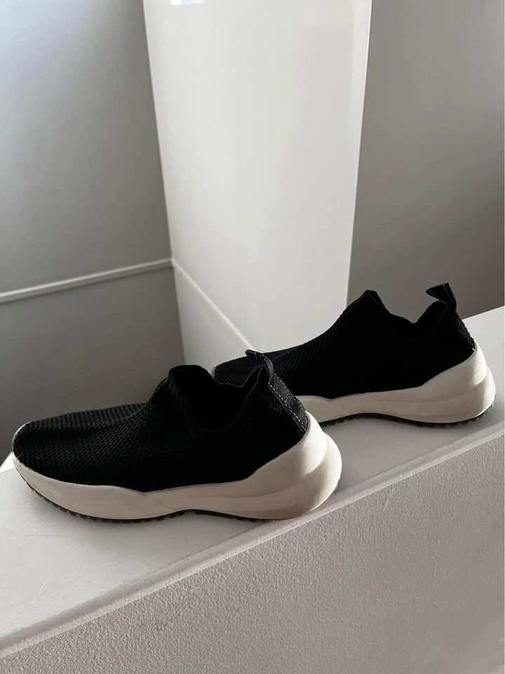 ZARA -Fabric Stretch Sock Black Sneakers- Size 6 - photo 5