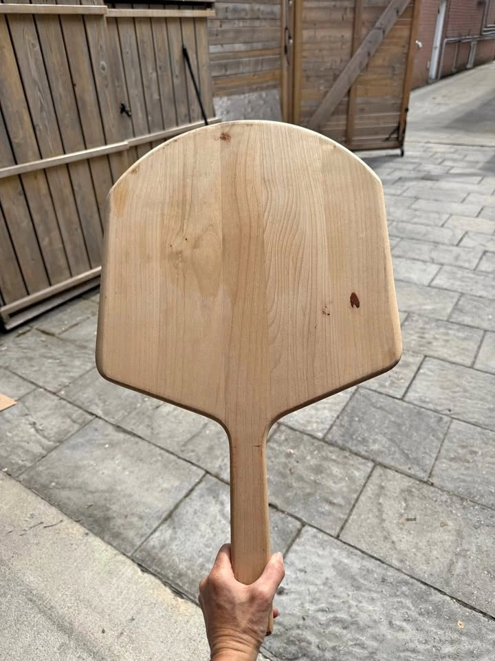 Rustic Wooden Pizza Peel / Artisan Serving Board