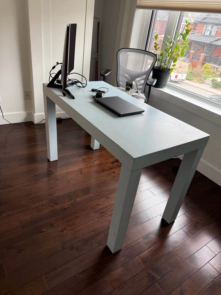 Large Desk with 2 Drawers – Solid & Sturdy Home Office Desk - photo 2