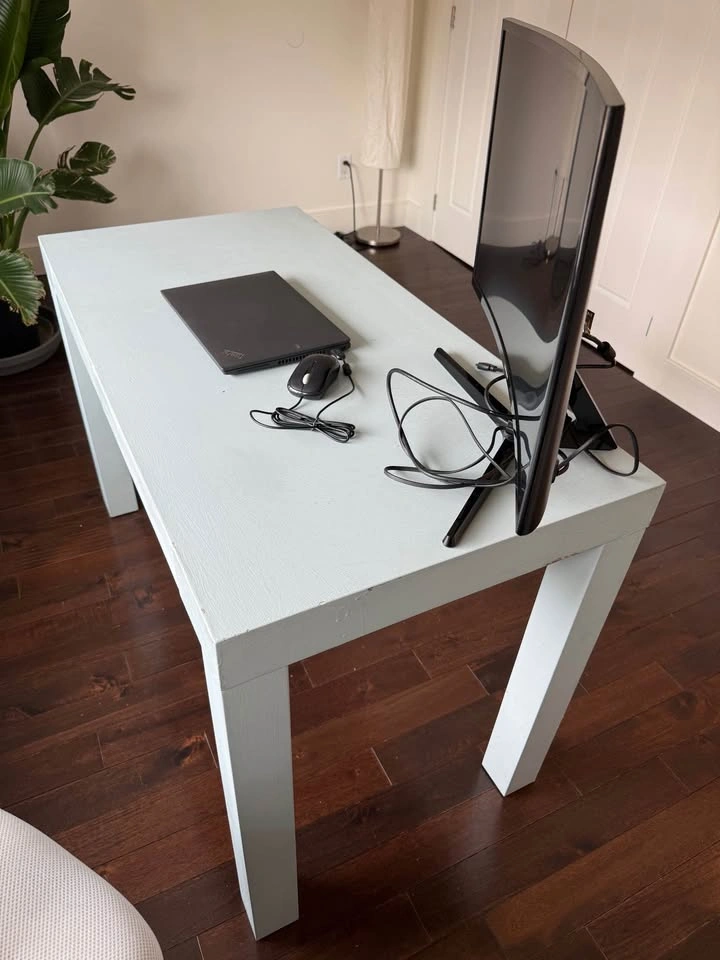 Large Desk with 2 Drawers – Solid & Sturdy Home Office Desk - photo 3