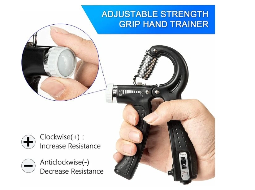 Hand grip wrist strengthener with counter - photo 3