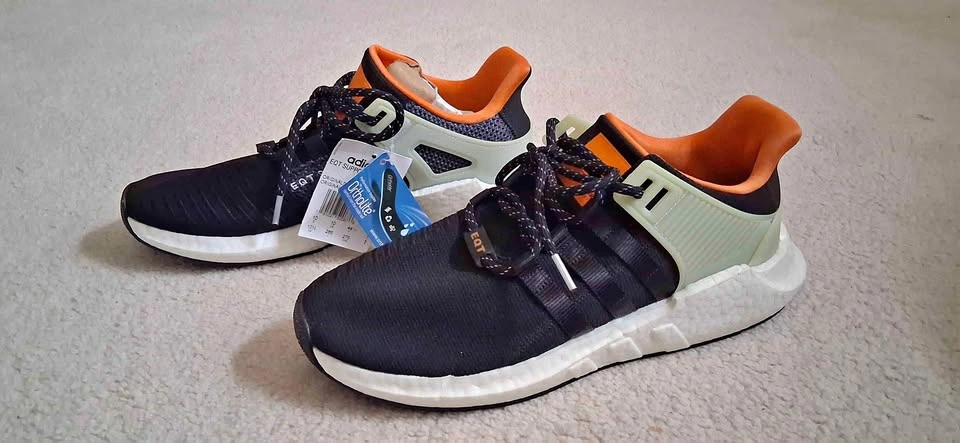 Adidas Boost Black Orange Sneakers Brand New Size 10.5