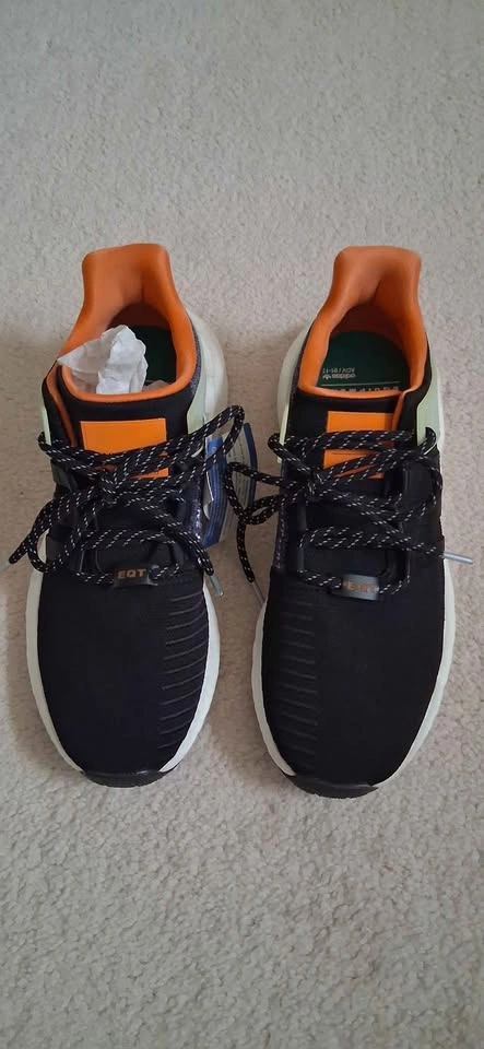 Adidas Boost Black Orange Sneakers Brand New Size 10.5 - photo 2
