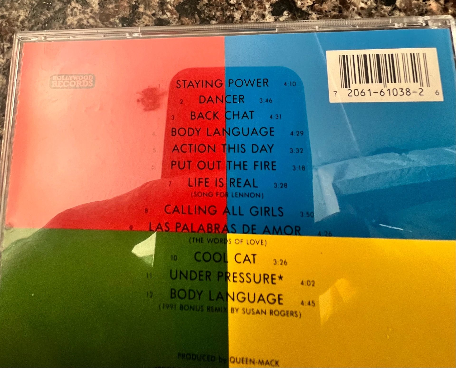 Queen: Hot Space (CD, 1991) Hollywood Records HR-61038 - photo 2