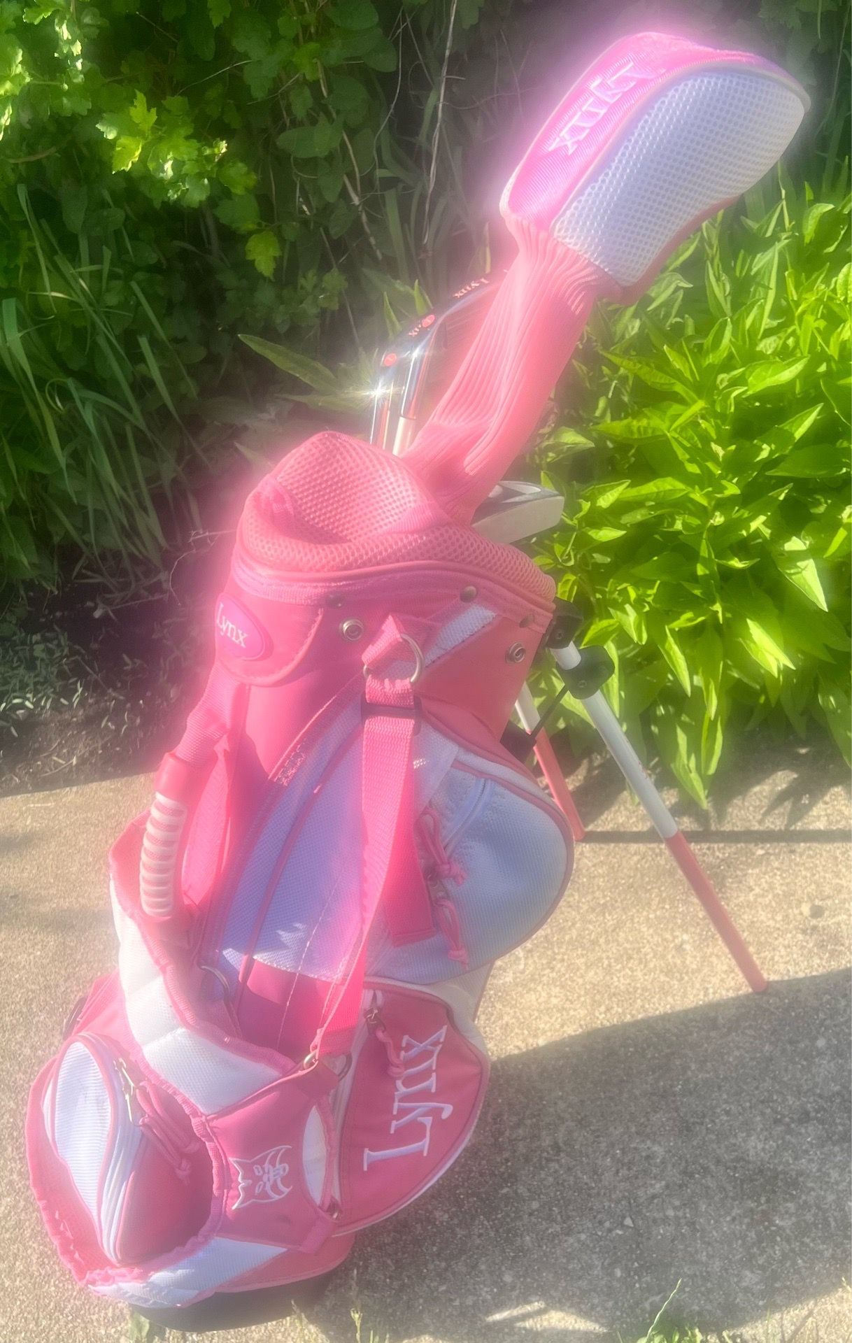 Lynx Junior Girl's 5-Club Golf Set with Stand Bag - photo 2