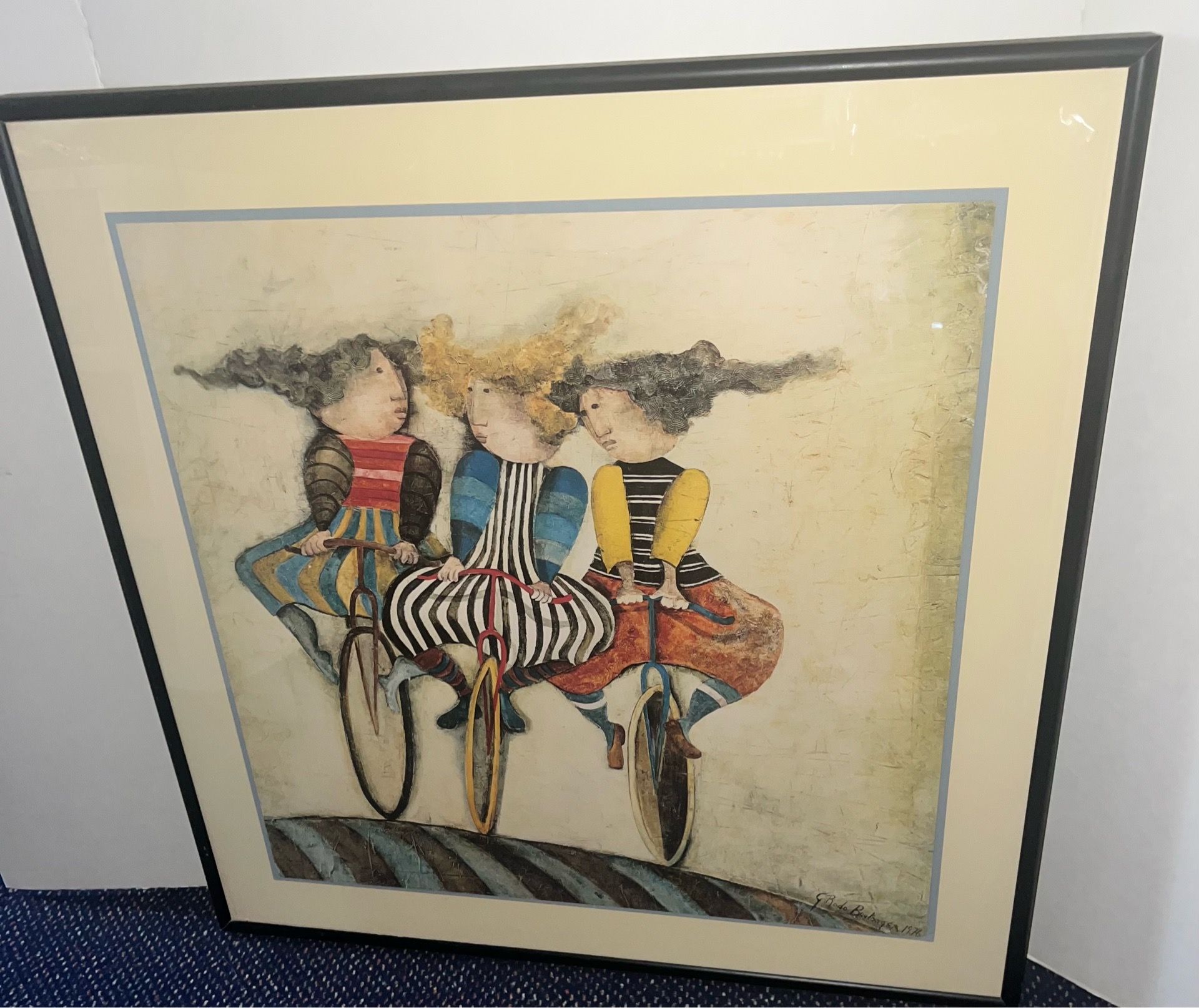 Graciela Rodo Boulanger - Holiday on Wheels - Framed Lithograph