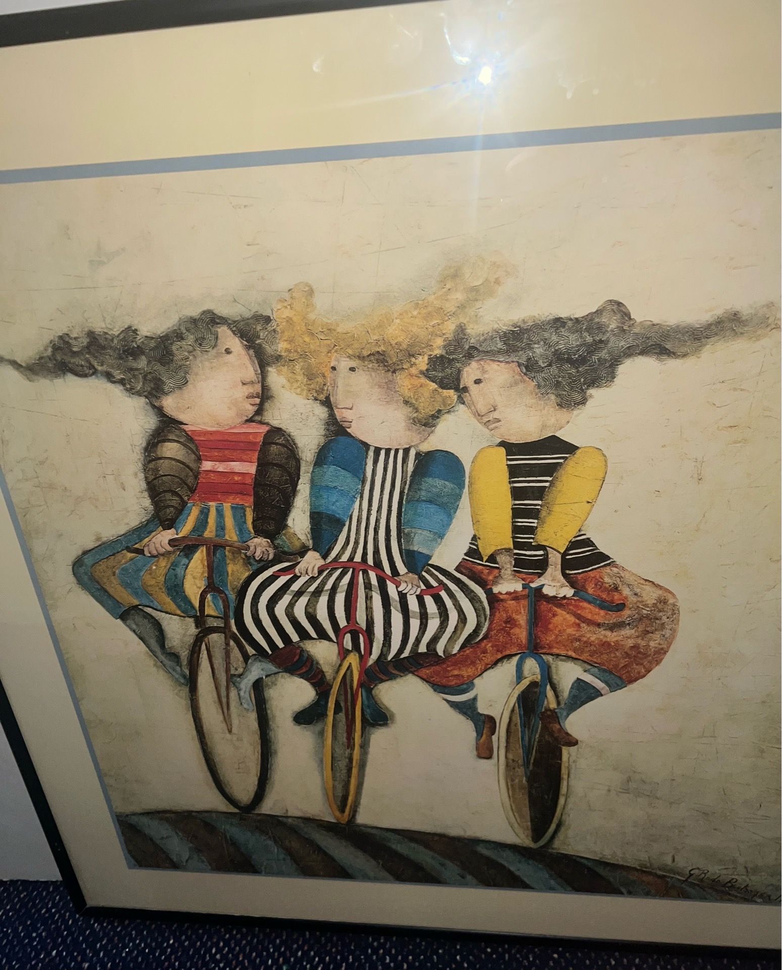 Graciela Rodo Boulanger - Holiday on Wheels - Framed Lithograph - photo 2