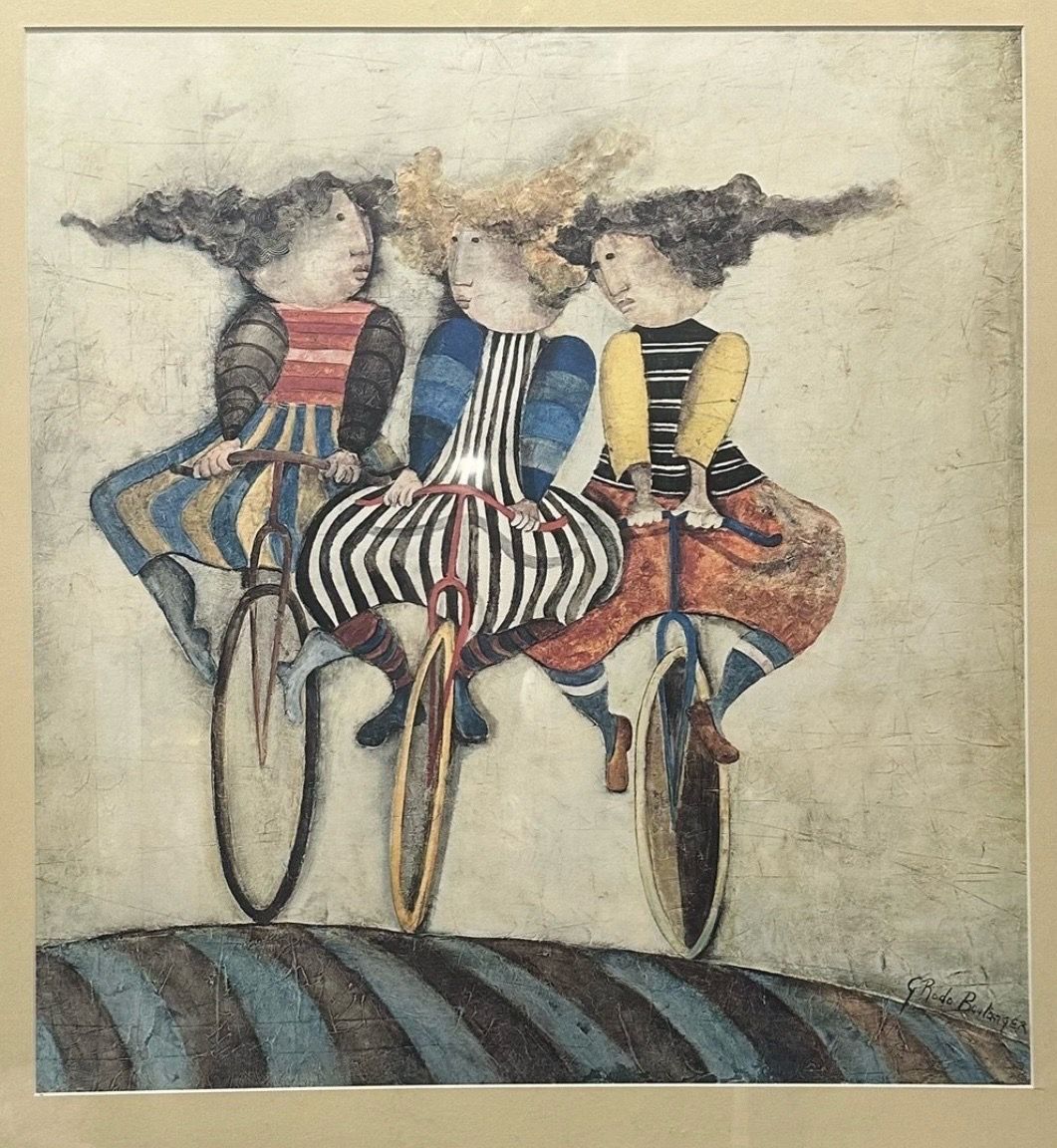 Graciela Rodo Boulanger - Holiday on Wheels - Framed Lithograph - photo 3