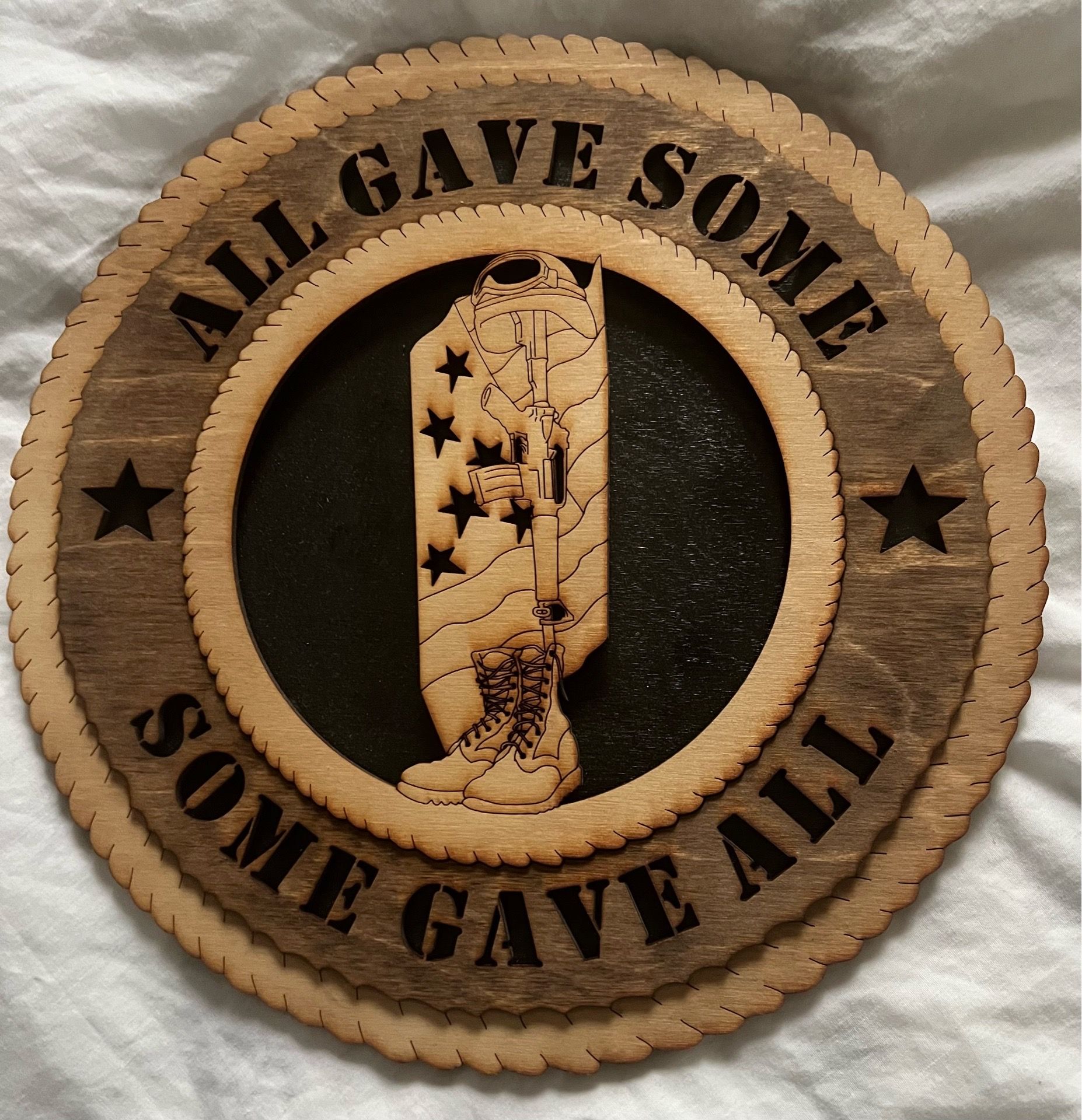 All Gave Some - Some Gave All Veteran Tribute Wall Plaque