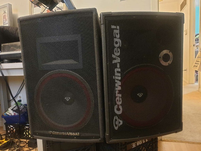 Cerwin Vega Speakers - 3 way 15 inch woofer