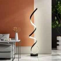 Modern LED Floor Lamps - Spiral & Circle Designs - photo 3